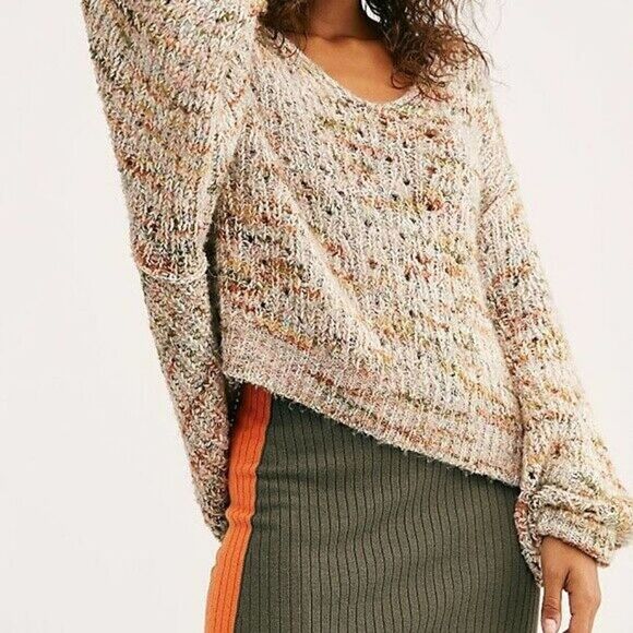 Free People Large Oversized Highland Sweater Knit - Picture 12 of 12